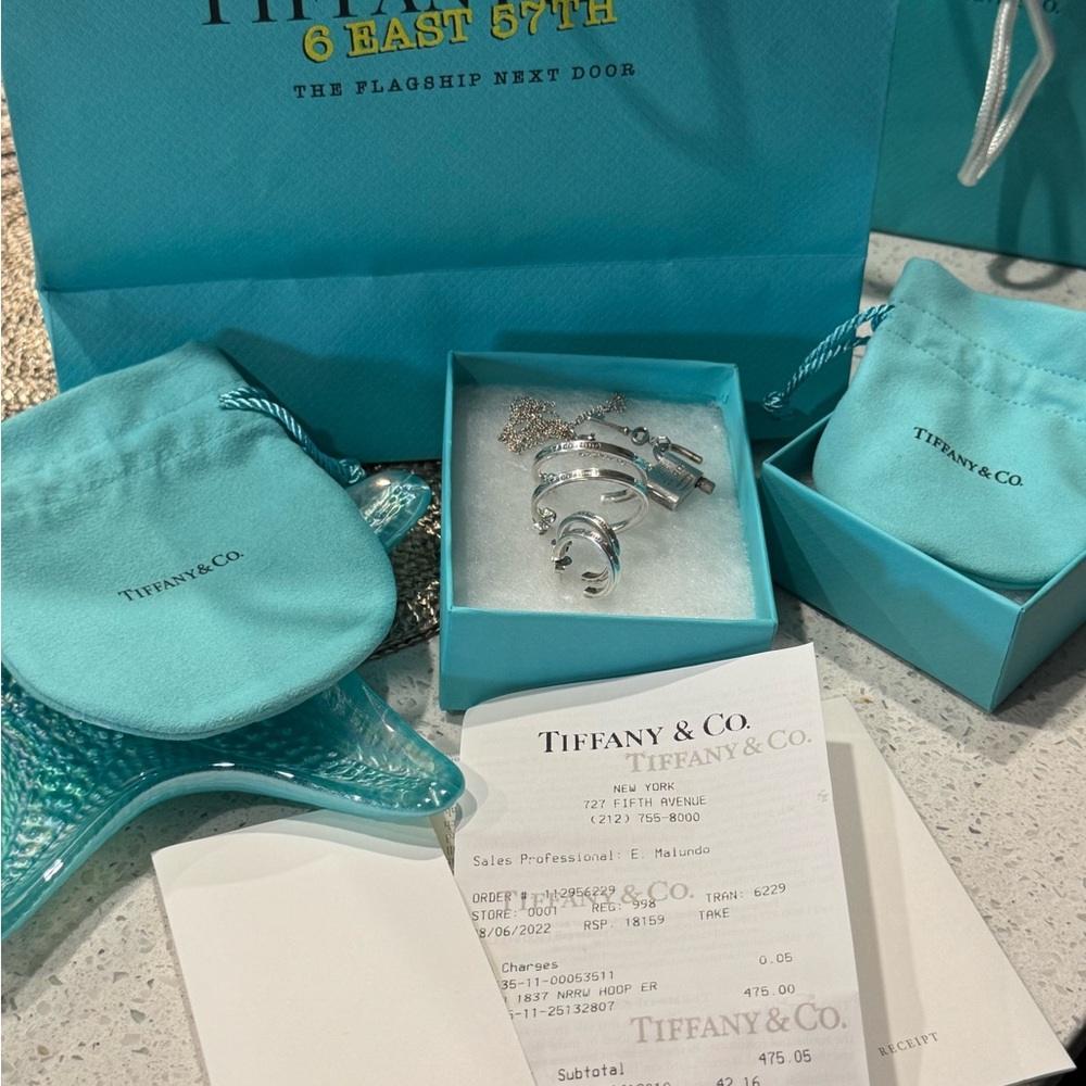 Tiffany & Co. Silver Charm Bracelet